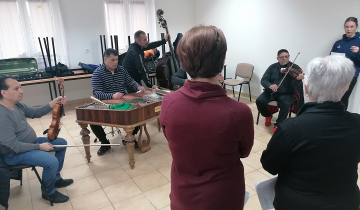 Nahrávanie prvého CD Folklórnej skupiny Agačinka - 2023