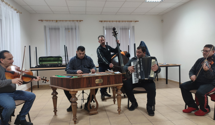 Nahrávanie prvého CD Folklórnej skupiny Agačinka - 2023