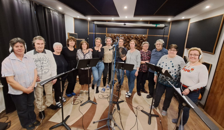 Nahrávanie prvého CD Folklórnej skupiny Agačinka - 2023
