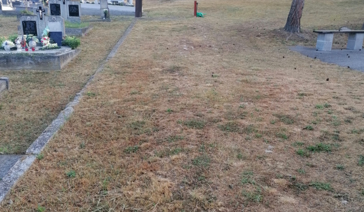 Chodníky cintorín 2025