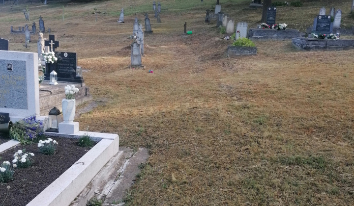 Chodníky cintorín 2025