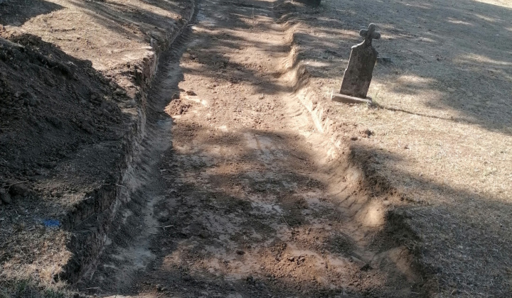 Chodníky cintorín 2025