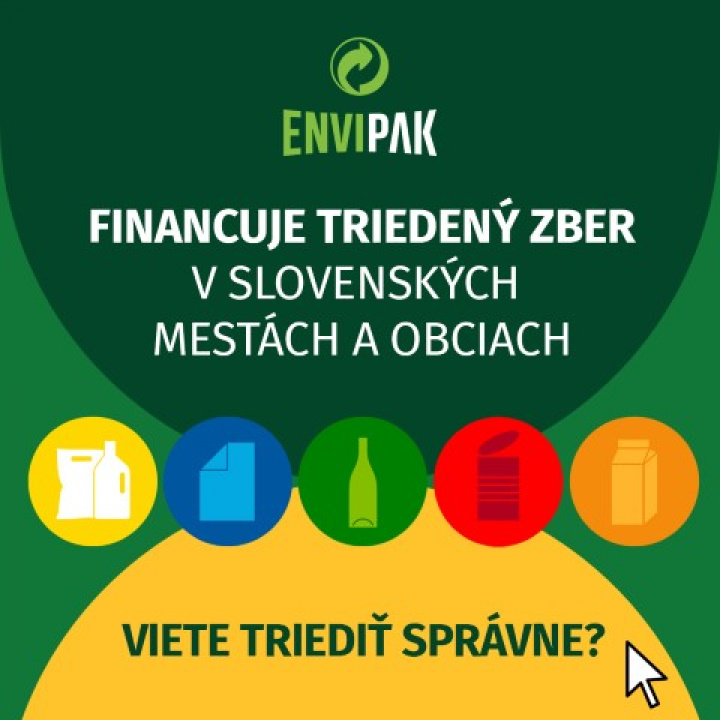 ENVI PAK  - pre viac informácií  link tu >> https://envipak.sk/viemetriedit