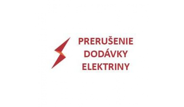 Oznámenie o prerušení distribúcie elektriny 12.02.2026