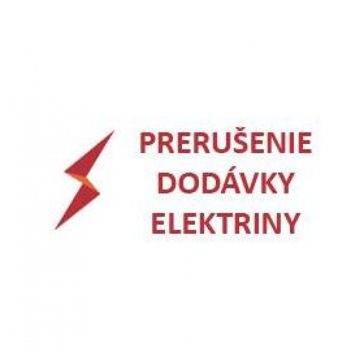 Oznámenie o prerušení distribúcie elektriny 12.02.2026